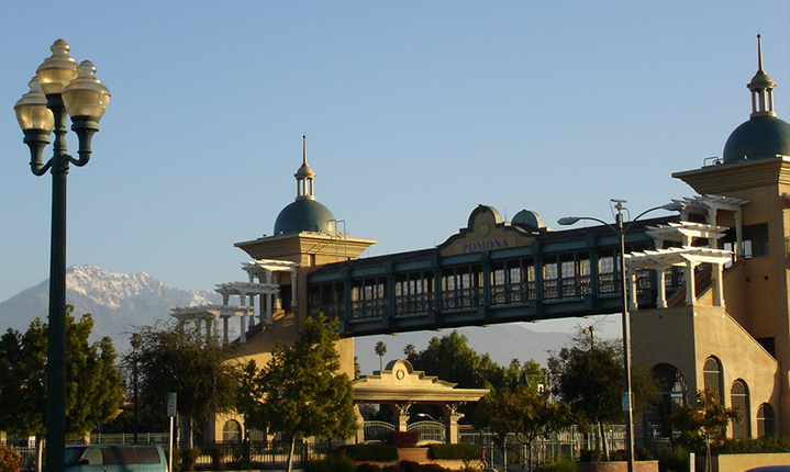 Metro Link Station in Pomona CA